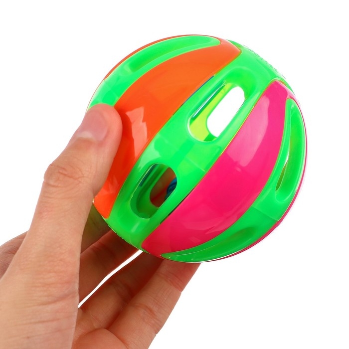 Погремушка «Яркий шар», цвет МИКС, Крошка Я Погремушка «Яркий шар», цвет МИКС, Крошка Я