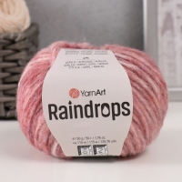 Пряжа "Raindrops" 18% шерсть, 35% полиамид, 47% акрил 115м/50гр (2905 т.пудра меланж)