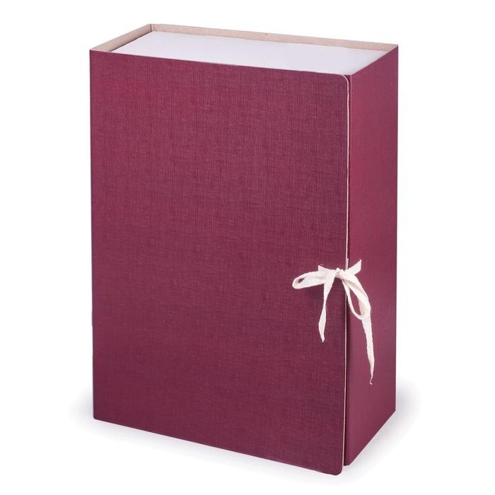 Короб архивный А4 Calligrata, 120 мм, складывающийся, бумвинил, до 1000 листов, бордовый Короб архивный А4 Calligrata, 120 мм, складывающийся, бумвинил, до 1000 листов, бордовый