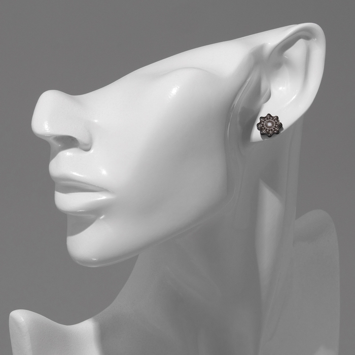 Новый год! Пусеты 3 пары «Снежинка» дед мороз, варежка, цветные Новый год! Пусеты 3 пары «Снежинка» дед мороз, варежка, цветные