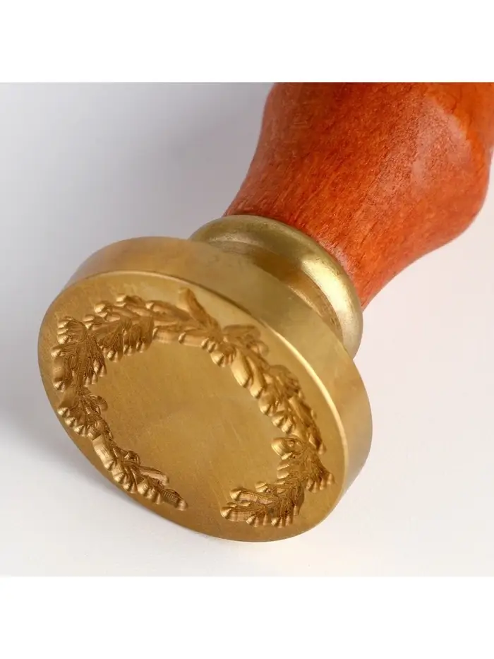 Сургучная печать &laquo;Венок&raquo;, 12.5&times;4&times;4 см