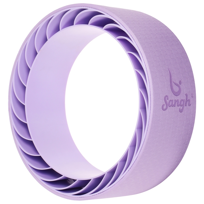 Йога-колесо Sangh «Лотос», 33×13 см, цвет фиолетовый