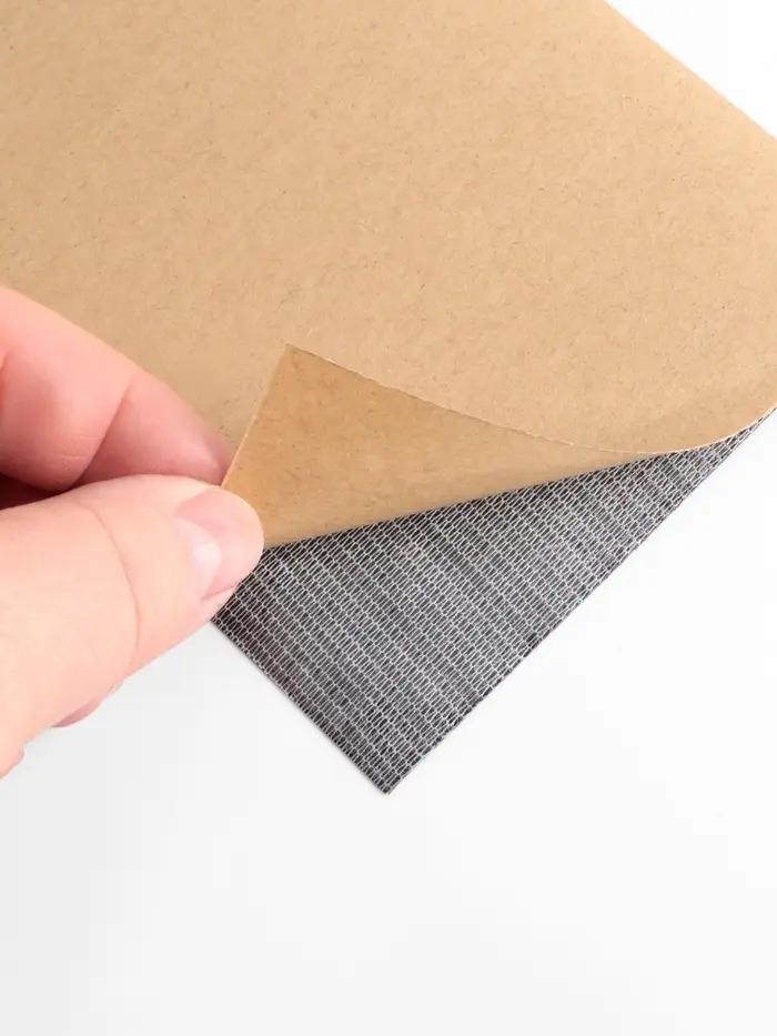 Заплатка клеевая из кожзаменителя, 10&times;20 см, тёмно-коричневая