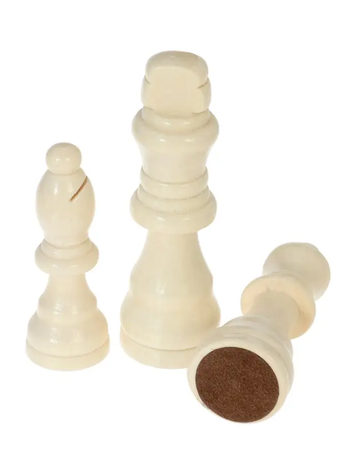 Настольная игра 3 в 1 &laquo;Король&raquo;: нарды, шахматы, шашки, 39&times;39 см