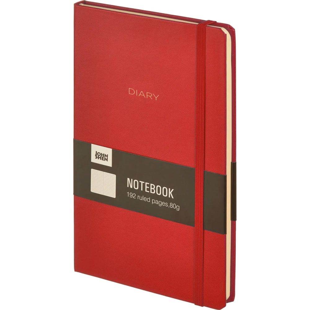 Ежедневник недатированный красный, А5 136 л., Diary, ATTACHE