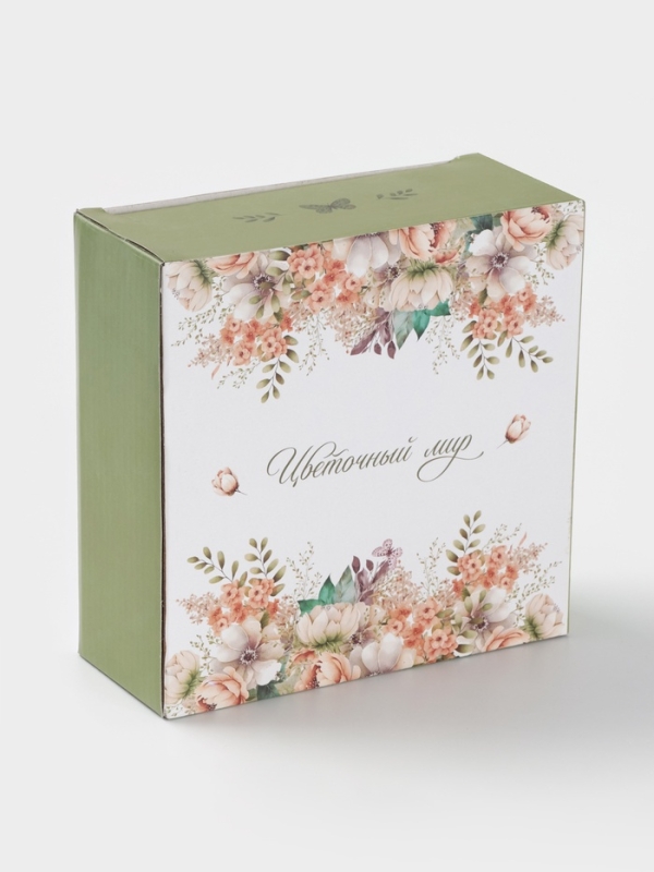 Салатник Доляна Салатник Доляна "Цветы" цвет белый 15,5х6 см