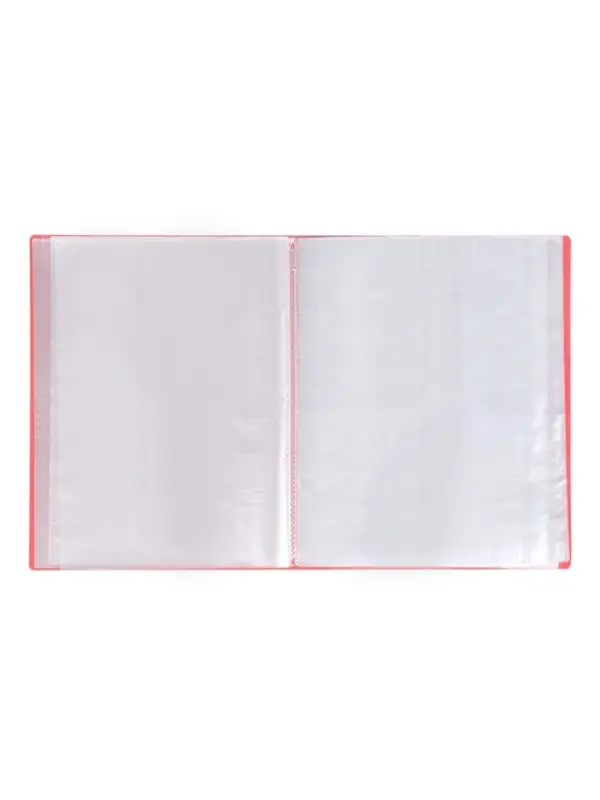 Папка А4, 60 прозрачных файлов, 400 мкм, МИКС