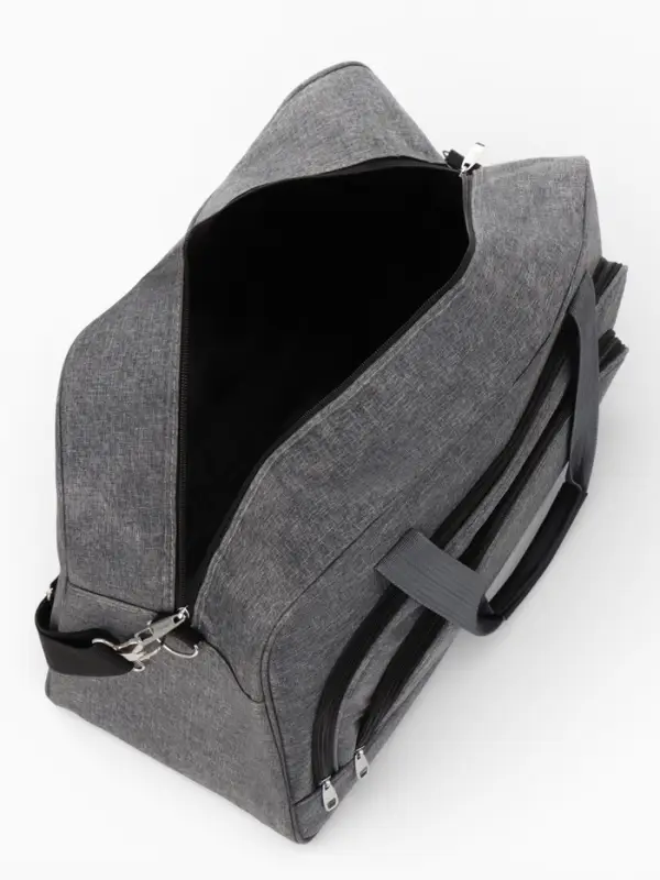 Сумка дор Отдых, 53*23*34, отд на молнии, 2н/кармана, дл ремень, серый