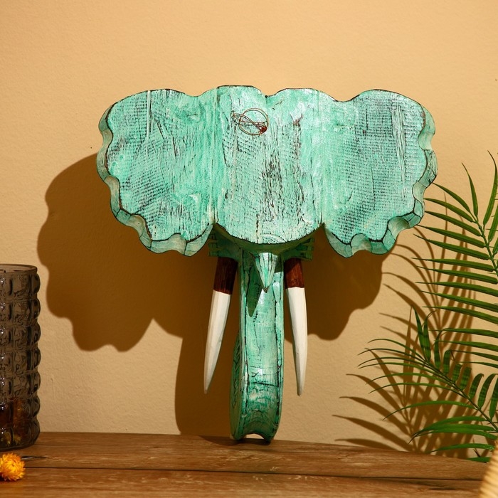 Панно настенное Панно настенное "Голова слона" албезия 40х12х40 см