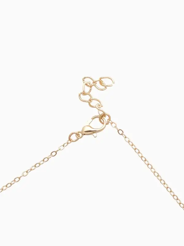 Чокер &laquo;Полумесяц&raquo;, цветной в золоте, 35 см