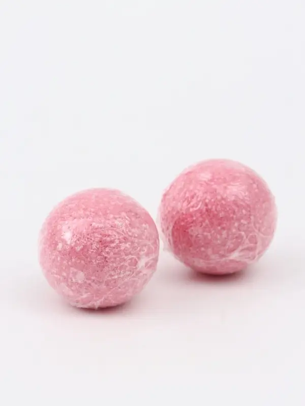 Бомбочки для ванны детские, 2&times;40 г, аромат малиновый кексик, Кошечка