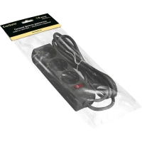 Сетевой фильтр ExeGate SP-3-1.8B 3р/1.8м, 10А/2,2кВт, черный(EX221176RUS)