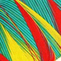 Нитки мультиколор, 40/2, 2700 м, полиэстер, разноцветные