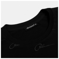 Футболка РОСКОСМОС х ONLYTOP, р. M, цвет чёрный