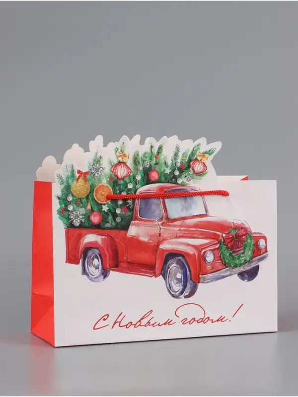 Пакет подарочный &laquo;Спешу к тебе&raquo;, 30&times;19.4&times;10 см