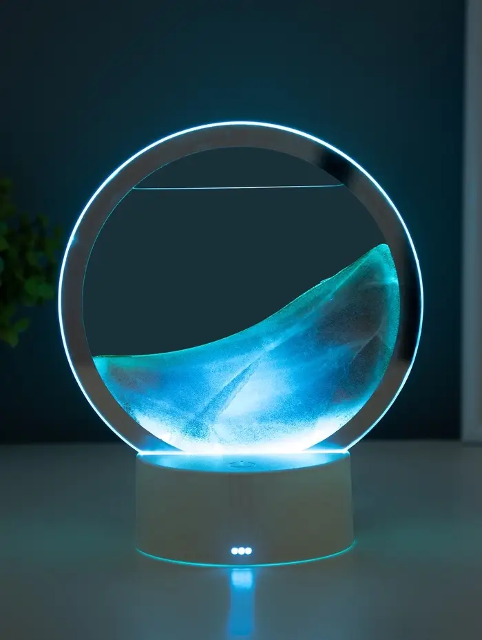 Светильник настольный СТАРТ Sands, LED, 10 Вт, USB, 16&times;16&times;20 см, 3хAA, оранжевый