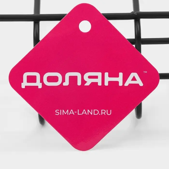 Держатель для кухонных принадлежностей подвесной Доляна, 28.5&times;25.5&times;16 см, чёрный