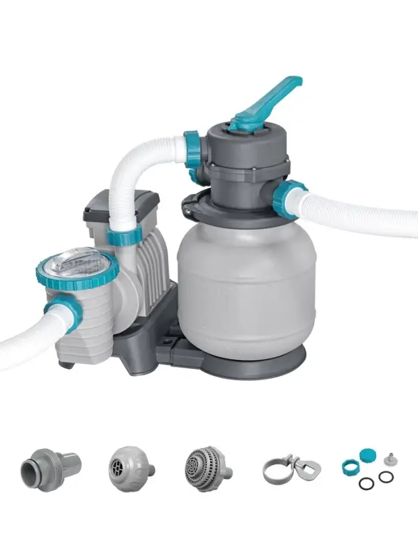 Фильтр-насос, 220-240V, 6056 л/ч, для бассейна, песочный, 58497 Bestway