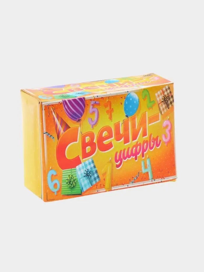 Свеча цифра для торта &laquo;7&raquo;, 8&times;3.75&times;1 см