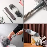 Щётка для пыли, плоская насадка 40&times;7.5 см, пушистая насадка 41&times;13 см, телескопическая ручка 230 см