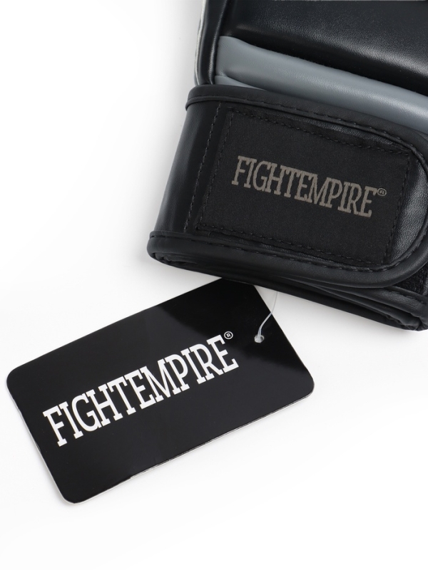 Перчатки для ММА гибрид FIGHT EMPIRE, BLACK-L, чёрные, размер L