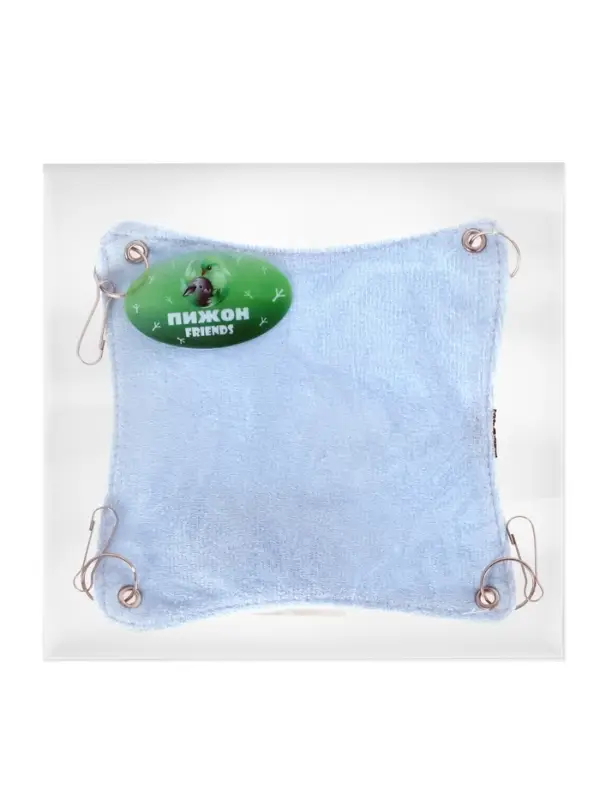 Гамак для грызунов, 13&times;14 см, маленький, голубой