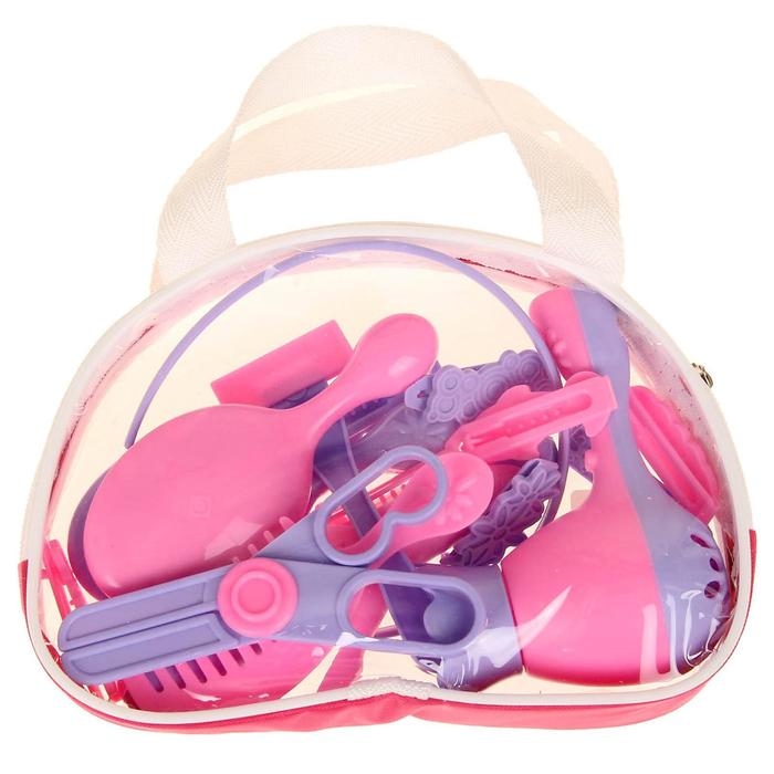 Игровой набор «Парикмахер» в сумке из ПВХ, 16 предметов Игровой набор «Парикмахер» в сумке из ПВХ, 16 предметов
