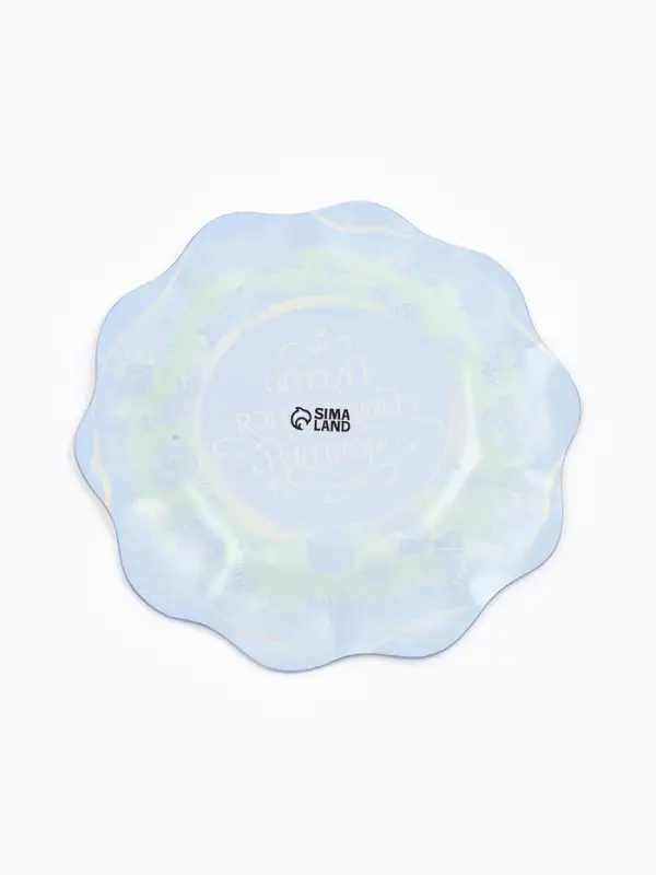 Тарелка плоская новогодняя «Пусть сбываются мечты», d=23 см