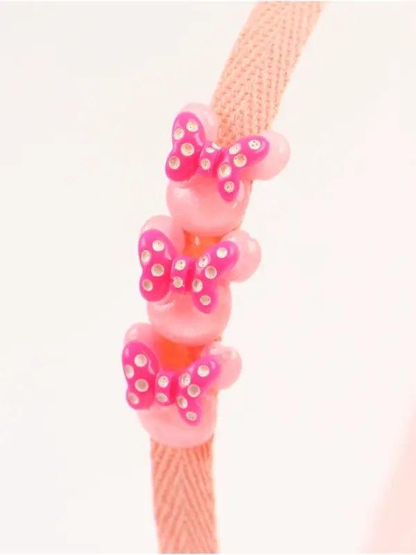 Ободок для волос розовый, Минни Маус Ободок для волос розовый, Минни Маус