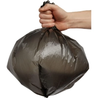 Мешки для мусора ПНД 20л 10мкм 30шт/рул черные 42,5х49,5см_СПБ