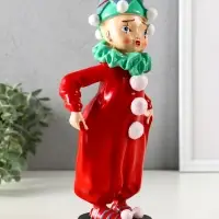 Сувенир полистоун "Маленький клоун в красном костюме" 12х8х27,5 см Сувенир полистоун "Маленький клоун в красном костюме" 12х8х27,5 см