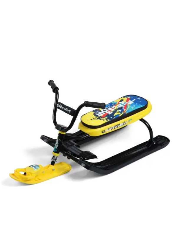 Снегокат &laquo;Ника-джамп&raquo; Winter Sport, жёлтый, чёрный, СНД1/WS Nika Kids