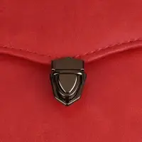Застёжка для сумки, 3×2 см, цвет чёрный никель
