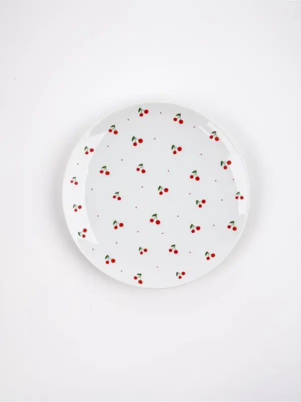 Тарелка керамическая «Вишня», 20 см