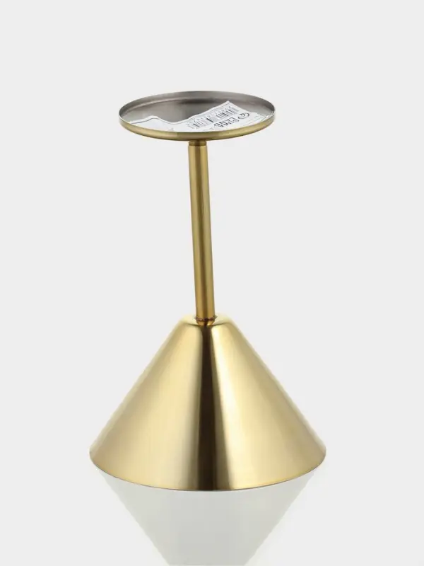 Бокал для мартини &laquo;Золото&raquo;, 11&times;11&times;17.5 см, нержавеющая сталь