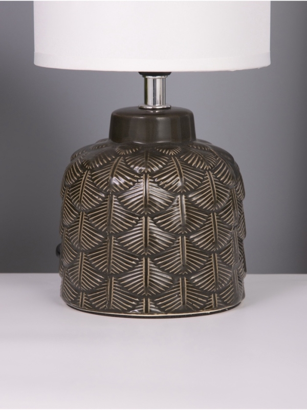 Лампа настольная Лампа настольная "Исида" 1х40Вт Е14 темно-зеленый 14х14х28см