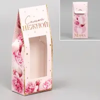 Коробка складная «8 марта», 5.7 х 14.5 х 3.5 см