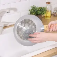 Губки для посуды Доляна, 3 шт., металлическая, 9&times;9&times;2 см