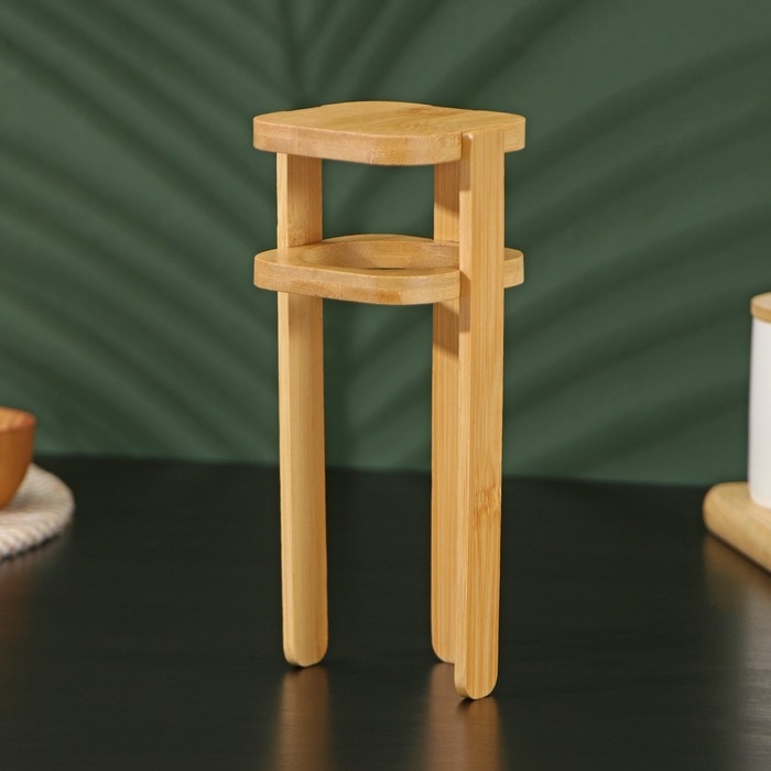 Набор фарфоровых кружек на деревянной подставке BellaTenero, 4 предмета: 200 мл, цвет белый Набор фарфоровых кружек на деревянной подставке BellaTenero, 4 предмета: 200 мл, цвет белый