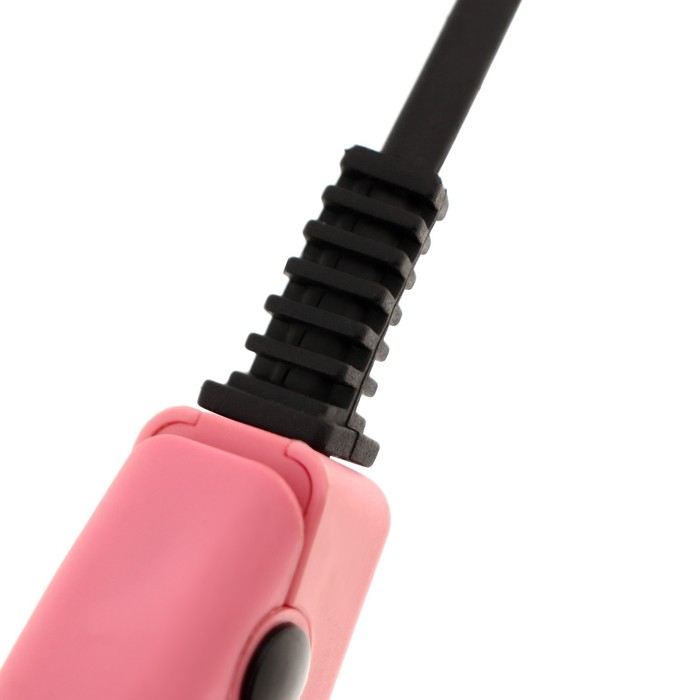 Плойка Luazon LW-20, 35 Вт, керамическое покрытие, d=12 мм, 180°С, розовая Плойка Luazon LW-20, 35 Вт, керамическое покрытие, d=12 мм, 180°С, розовая