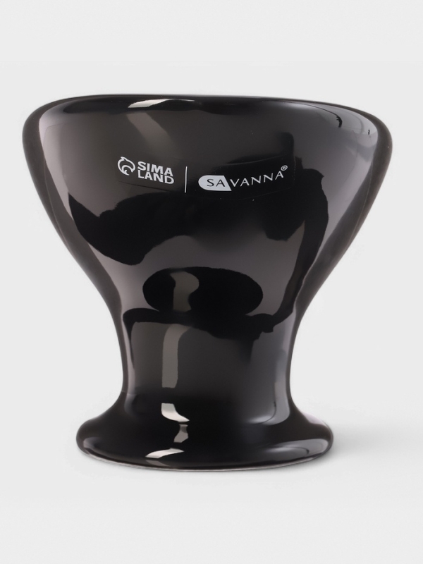 Мыльница "Essence", керамика, цвет черный