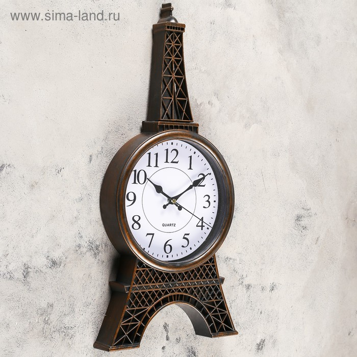 Часы настенные, серия: Интерьер, Часы настенные, серия: Интерьер, "Риволи", дискретный ход, 21 х 47 см