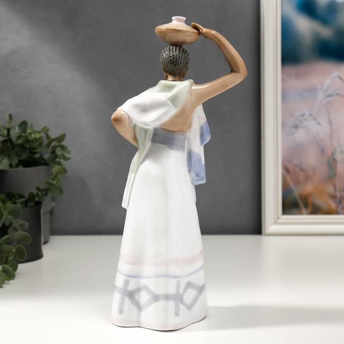 Сувенир керамика  Сувенир керамика "Африканка с кувшином на голове" цветной 28х8х12,5 см