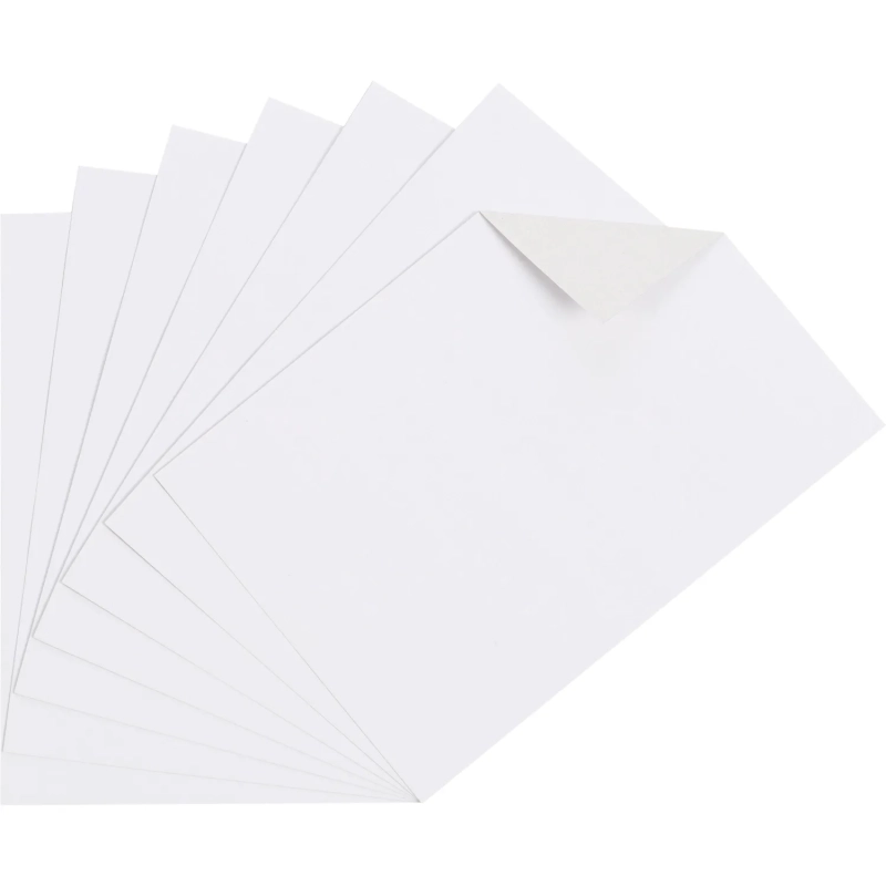 Картон белый  100л,А4,мелов,240гр, уп.крафт