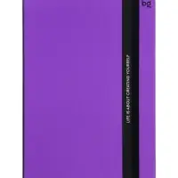Ежедневник недатированный А5 Monochrome. Anemone, 136 листов, 7БЦ, фиолетовый, soft touch, с резинкой