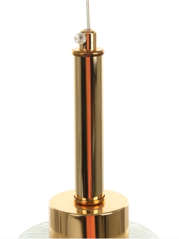 Светильник «Кейти» 1х40Вт Е27 золото 14х14х29,5+100см