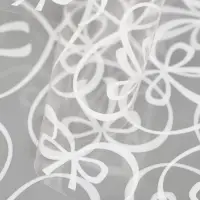 Пленка для цветов "Бантики", белая, 0,6 х 9.3&plusmn;5% м, 40 мкм, 200 гр