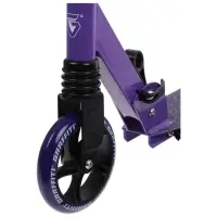 Самокат городской GRAFFITI Comfort Lux 145, колёса PU 145 мм, с передним амортизатором, ABEC 9 Carbon