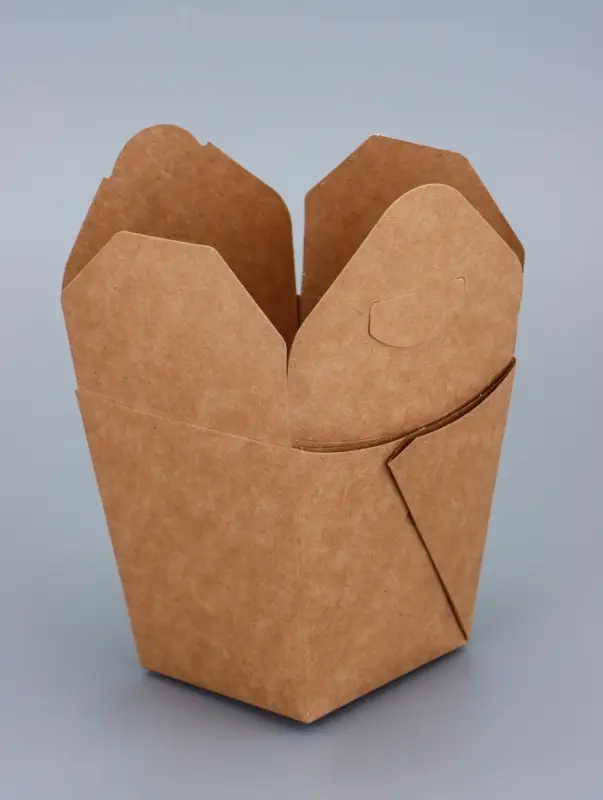 Коробка крафтовая для лапши вок, 7.5&times;6.6&times;9.3 см