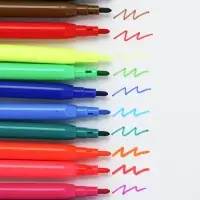 Фломастеры 12 цветов вентилируемый колпачок с европодвесом